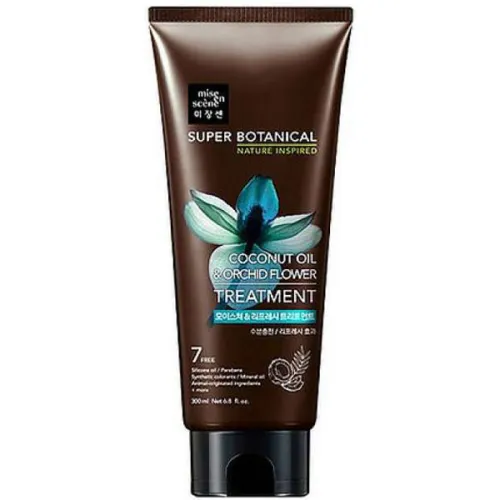 Відновлююча та зволожуюча маска для волосся Mise en Scene Super Botanical Coconut Oil & Orchid Flower Treatment з кокосовою