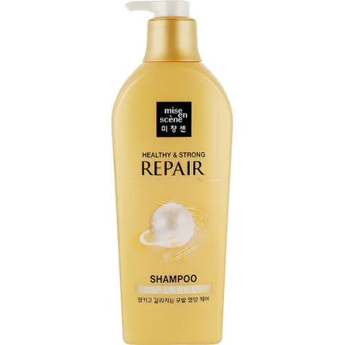 Протеїновий шампунь для відновлення волосся Mise en Scene Pearl Healthy & Strong Repair Shampoo, 780 мл.