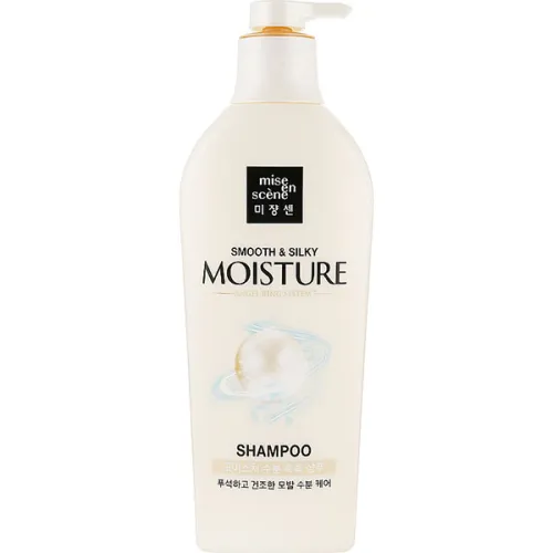 Шампунь для інтенсивного зволоження та блиску волосся всіх типів Mise en Scene Pearl Smooth & Silky Moisture Shampoo, 780 мл.