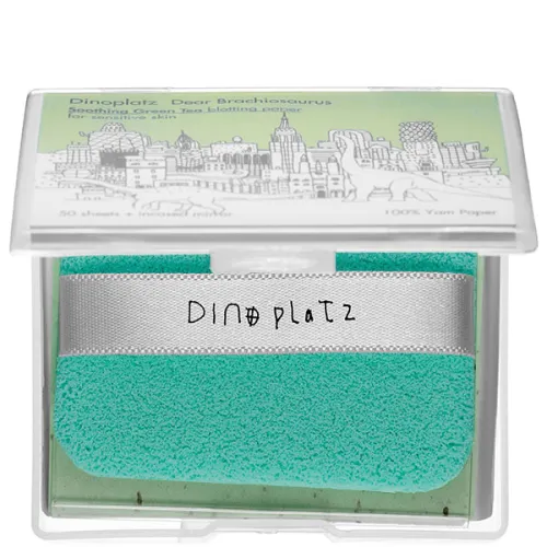 Матуючі серветки для всіх типів шкіри «зелений чай» Too Cool For School Dinoplatz Dear Brachiosaurus Blotting Paper Refill