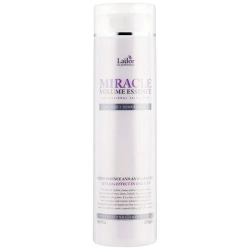 Зволожуюча есенція для фіксації та об’єму волосся La’dor Miracle Volume Essence, 250 г.