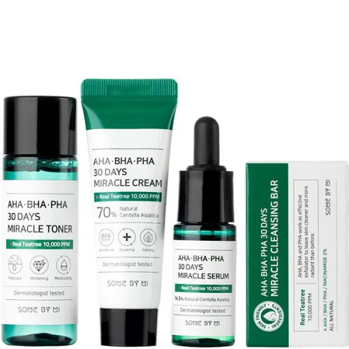 Набор для ухода за чувствительной и проблемной кожей Some By Mi AHA/BHA/PHA 30 Days Miracle Starter Kit