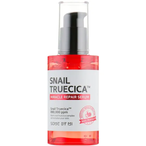 Восстанавливающая сыворотка для лица Some By Mi Snail Truecica Miracle Repair Serum с муцином черной улитки, 50 мл.