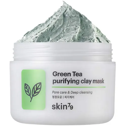 Освежающая глиняная маска для лица Skin79 Green Tea Purifying Clay Mask, 100 г.