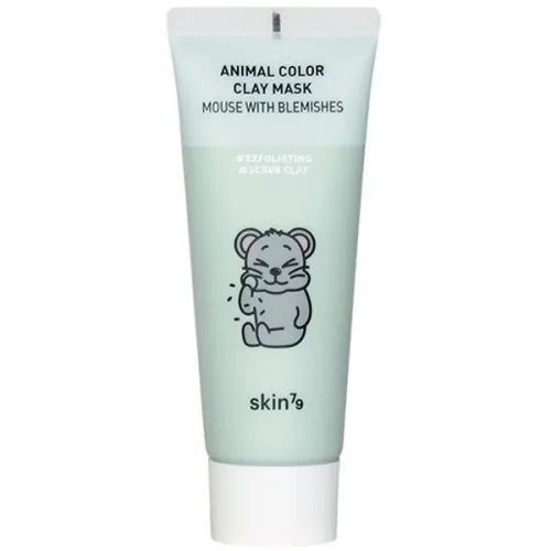Очищающая глиняная маска для лица Skin79 Animal Color Clay Mask Mouse With Blemishes, 70 г.