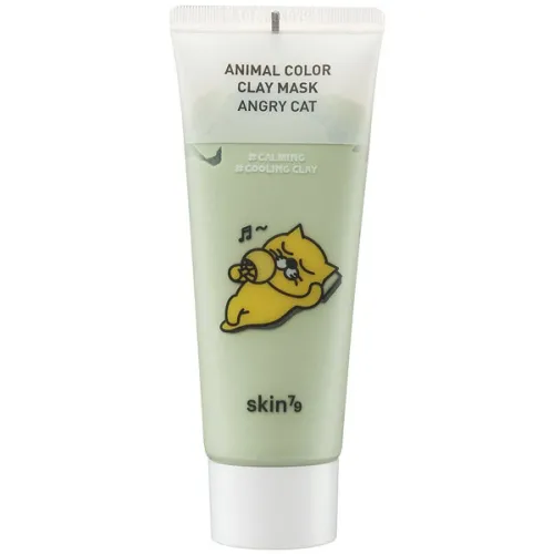 Успокаивающая глиняная маска для лица Skin79 Animal Color Clay Mask Angry Cat, 70 г.