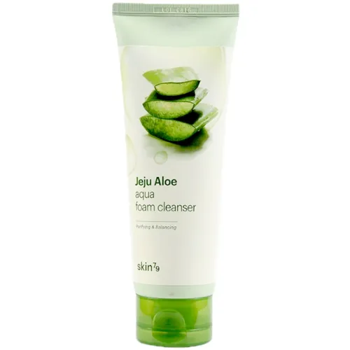 Пенка для умывания Skin79 Jeju Aloe Aqua Foam Cleanser с алоэ вера, 150 мл.