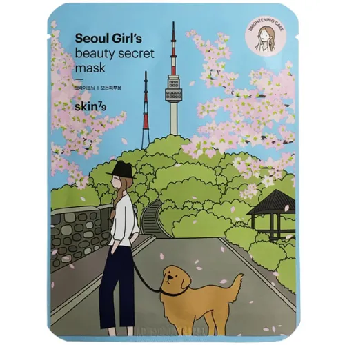 Освітлювальна тканинна маска для обличчя Skin79 Seoul Girl’s Beauty Secret Mask Brightening Care, 1 шт. х 20 г.