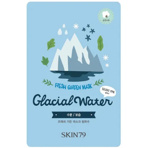 Тканинна маска для обличчя Skin79 Fresh Garden Mask Glacial Water з термальною водою, 23 г.