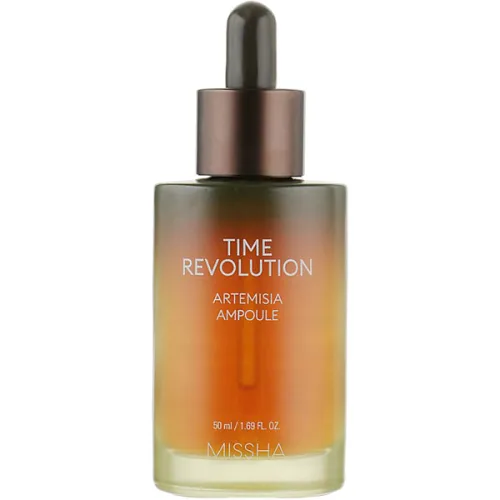Концентрированная ампульная сыворотка для лица Missha Time Revolution Artemisia Ampoule с экстрактом полыни, 50 мл.