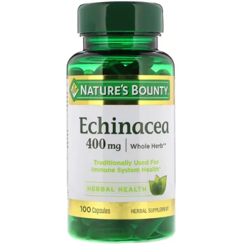 Эхинацея Nature’s Bounty Echinacea 400 mg, 400 мг.