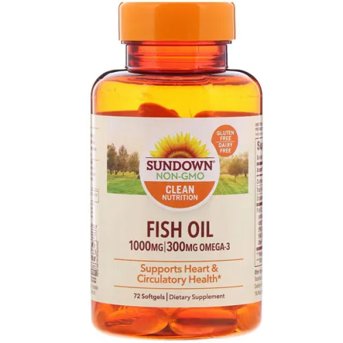 Рыбий жир Sundown Naturals Fish Oil 1000 mg 300 mg, 1000 мг. + 300 мг.