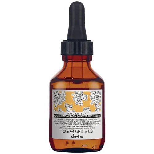 Живильний кератиновий бустер для пошкодженого волосся Davines Nourishing Keratin Booster Superactive, 100 мл.