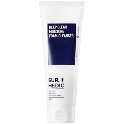 Пенка для умывания Neogen Sur.Medic Deep Clear Moisture Foam Cleanser с АНА кислотами, 150 мл.