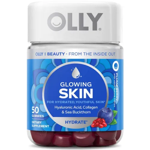 Жевательный комплекс для кожи OLLY Vibrant Skin Vitamin With Hyaluronic Acid and Collagen Gummies с гиалуроновой кислотой и