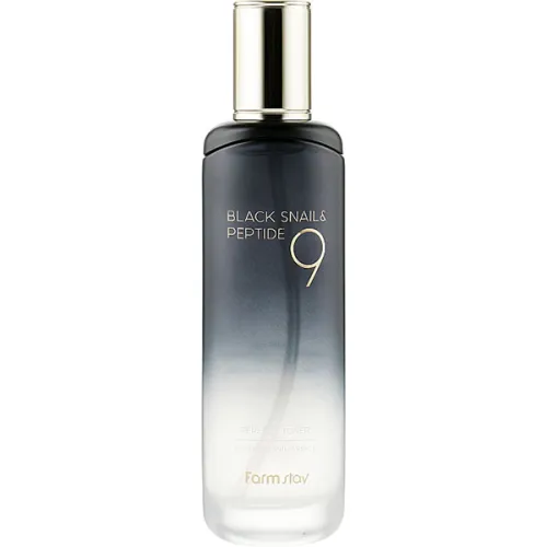 Тонер для лица FarmStay Black Snail & Peptide 9 Perfect Toner с экстрактом черной улитки и пептидами, 120 мл.