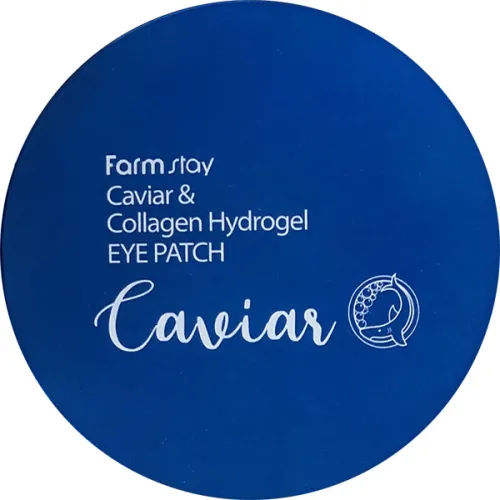 Гідрогелеві патчі для очей FarmStay Caviar & Collagen Hydrogel Eye Patch з екстрактом ікри і колагеном