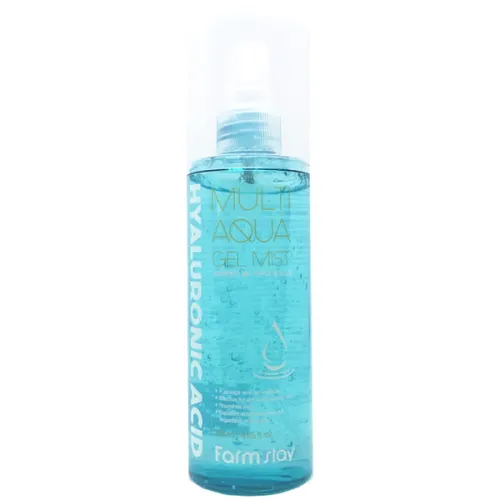 Багатофункціональний гель-міст FarmStay Hyaluronic Acid Multi Aqua Gel Mist з гіалуроновою кислотою, 120 мл.