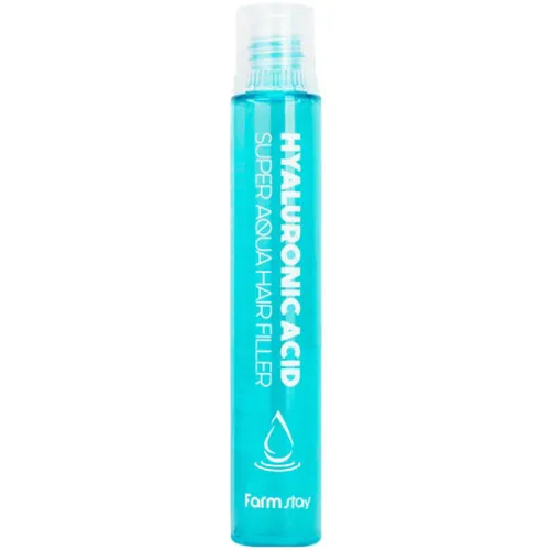 Питательный филлер для волос FarmStay Hyaluronic Acid Super Aqua Hair Filler с гиалуроновой кислотой, 13 мл.