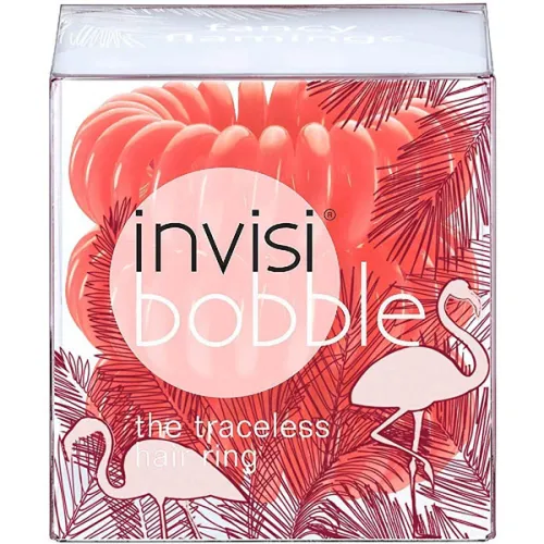 Резинка-браслет для волос «оранжевая» Invisibobble Fancy Flamingo