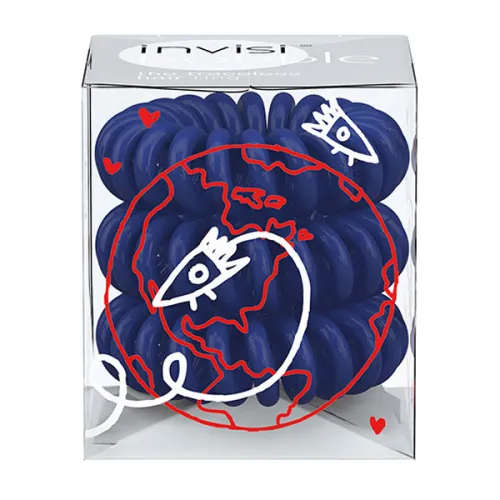 Резинка-браслет для волос «синяя» Invisibobble Universal Blue