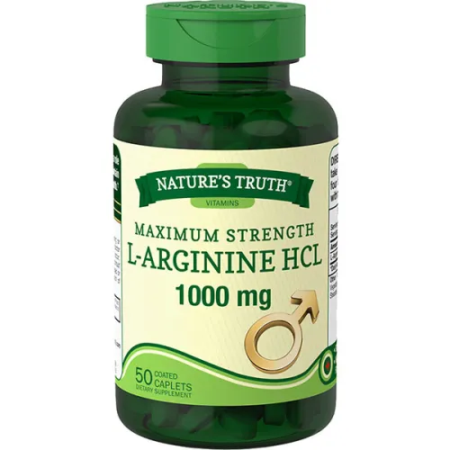 L-аргинин гидрохлорид Nature’s Truth Maximum Strength L-Arginine HCL 1000 mg, 1000 мг.
