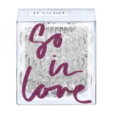 Резинка-браслет для волосся «прозорий-металік» Invisibobble So In Love Sparkling Clear