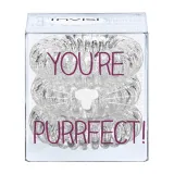 Резинка-браслет для волосся «прозорий-металік» Invisibobble You`re Purrfect Sparkling Clear