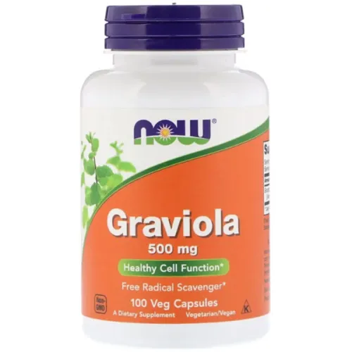 Гравиола Now Foods Graviola 500 mg, 500 мг.