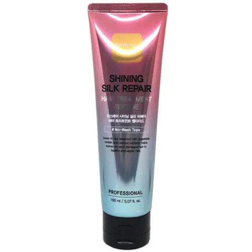 Відновлююча маска для волосся FarmStay Shining Silk Repair Hair Treatment Peptide з пептидами, 150 мл.