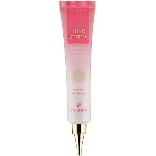 Освітлюючий крем для очей 3W Clinic Rose Eye Cream з екстрактом троянди, 40 мл.