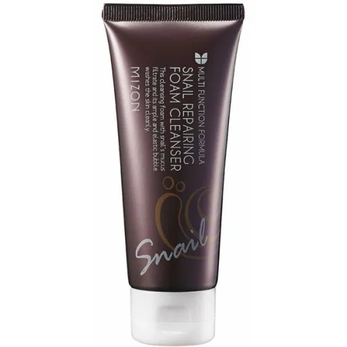 Пенка для умывания Mizon Snail Repairing Foam Cleanser с муцином улитки, 30 мл.