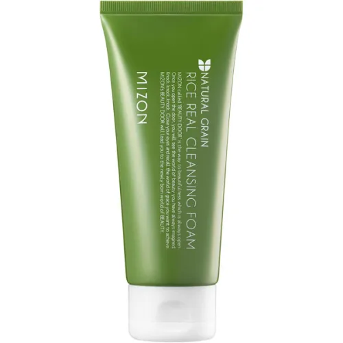 Очищающая пенка для умывания Mizon Rice Real Cleansing Foam с рисовой пудрой, 150 мл.