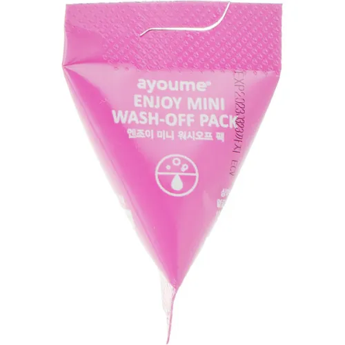 Успокаивающая маска для лица Ayoume Enjoy Mini Wash Off Pack с каламином, 3 г.