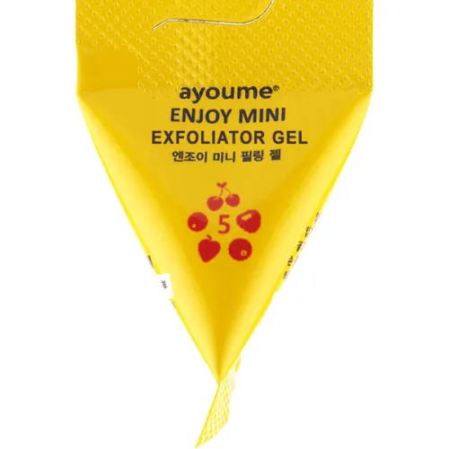 Пилинг-гель для лица Ayoume Enjoy Mini Exfoliator Gel с фруктовыми кислотами, 3 г.