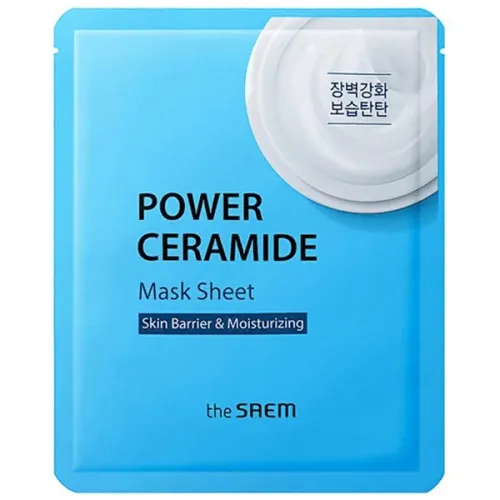Тканинна маска для обличчя The Saem Power Ceramide Mask Sheet з керамідами, 28 г.
