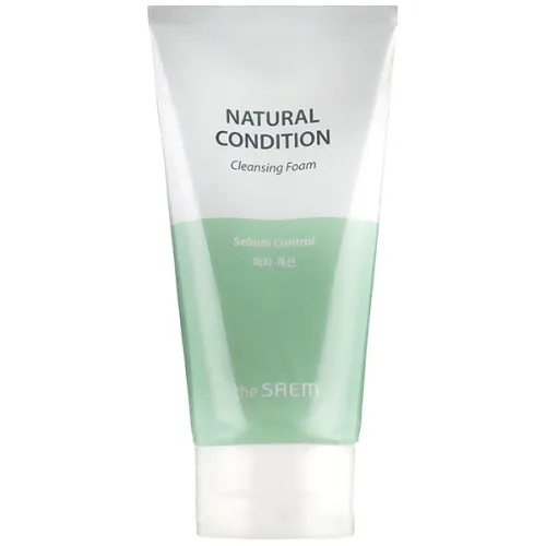 Пенка для умывания себум-контроль The Saem Natural Condition Cleansing Foam Sebum Controlling, 150 мл.