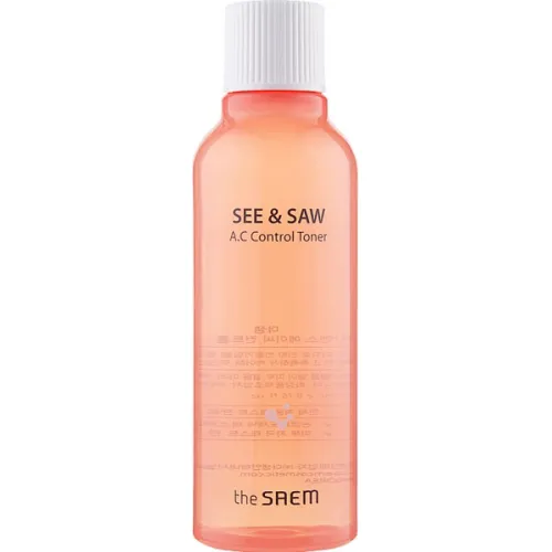 Тонер для проблемной и жирной кожи лица The Saem See & Saw AC Control Toner, 200 мл.