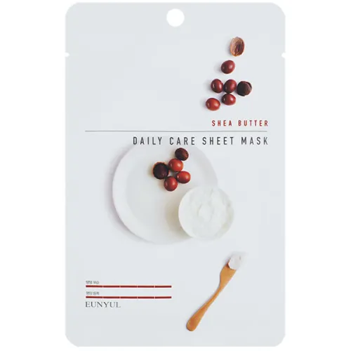 Тканинна маска для обличчя Eunyul Daily Care Mask Sheet Shea Butter з олією ши, 22 г.