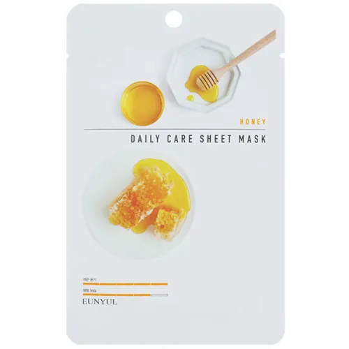 Тканинна маска для обличчя Eunyul Daily Care Mask Sheet Honey з екстрактом меду, 22 г.