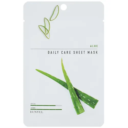 Тканинна маска для обличчя Eunyul Daily Care Mask Sheet Aloe з екстрактом алое, 22 г.