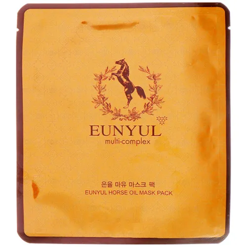 Тканинна маска для обличчя Eunyul Horse Oil Mask Pack з екстрактом кінського жиру, 30 мл.