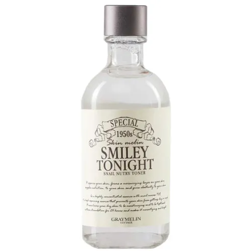 Тонер для лица Graymelin Smiley Tonight Snail Nutry Toner с муцином улитки, 130 мл.