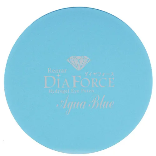 Гідрогелеві патчі для очей збільшеного розміру Rearar DiaForce Hydro-Gel Eye Patch L Aqua Blue з мінералами та пудрою сапфіра