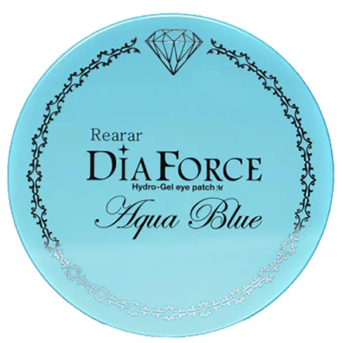 Гідрогелеві патчі для очей Rearar DiaForce Hydro-Gel Eye Patch M Aqua Blue з мінералами та пудрою сапфіра