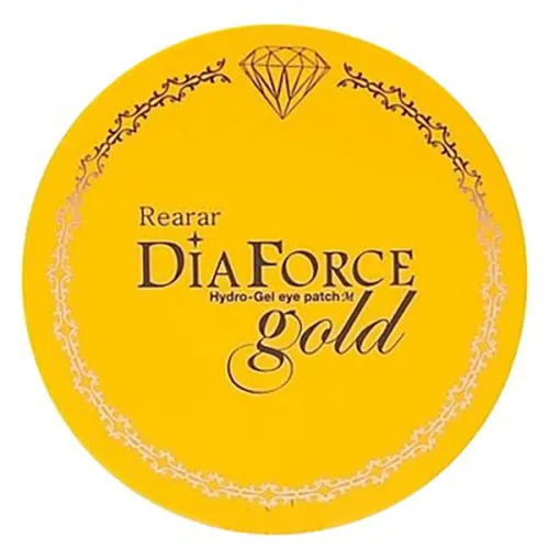 Гідрогелеві патчі для очей Rearar DiaForce Hydro-Gel Eye Patch M Gold з колоїдним золотом