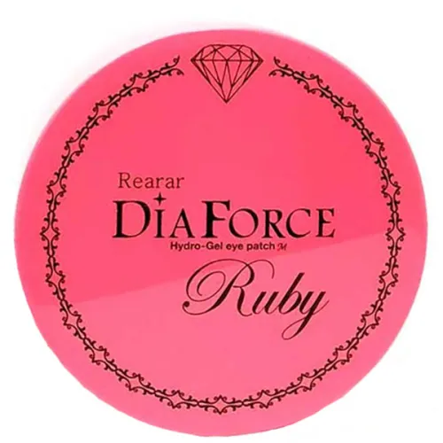 Гідрогелеві патчі для очей Rearar DiaForce Hydro-Gel Eye Patch M Ruby з рубіновою пудрою