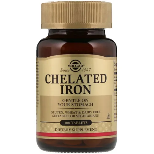 Хелатное железо Solgar Chelated Iron