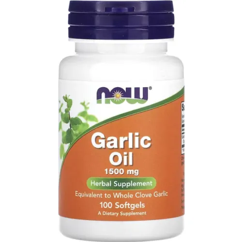 Чесночное масло Now Foods Garlic Oil 1500 mg, 1500 мг.