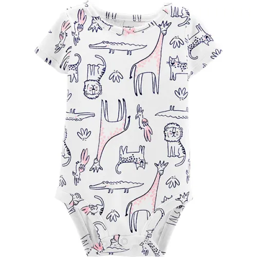 Бодик Carter’s Safari Animal Collectible Bodysuit с принтом животных
